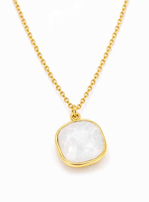 KATJIA MIA OPALITE NECKLACE best gold plated tarnish and water resistant piece by Irish Jewellery brand - Lynott Jewellery