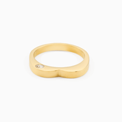 MEGAN FORTE CLARKE MOOD AND MONSTER STACKING RING best gold plated tarnish and water resistant piece by Irish Jewellery brand - Lynott Jewellery