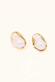 KATJA MIA OPALITE EARRINGS best gold plated tarnish and water resistant piece by Irish Jewellery brand - Lynott Jewellery