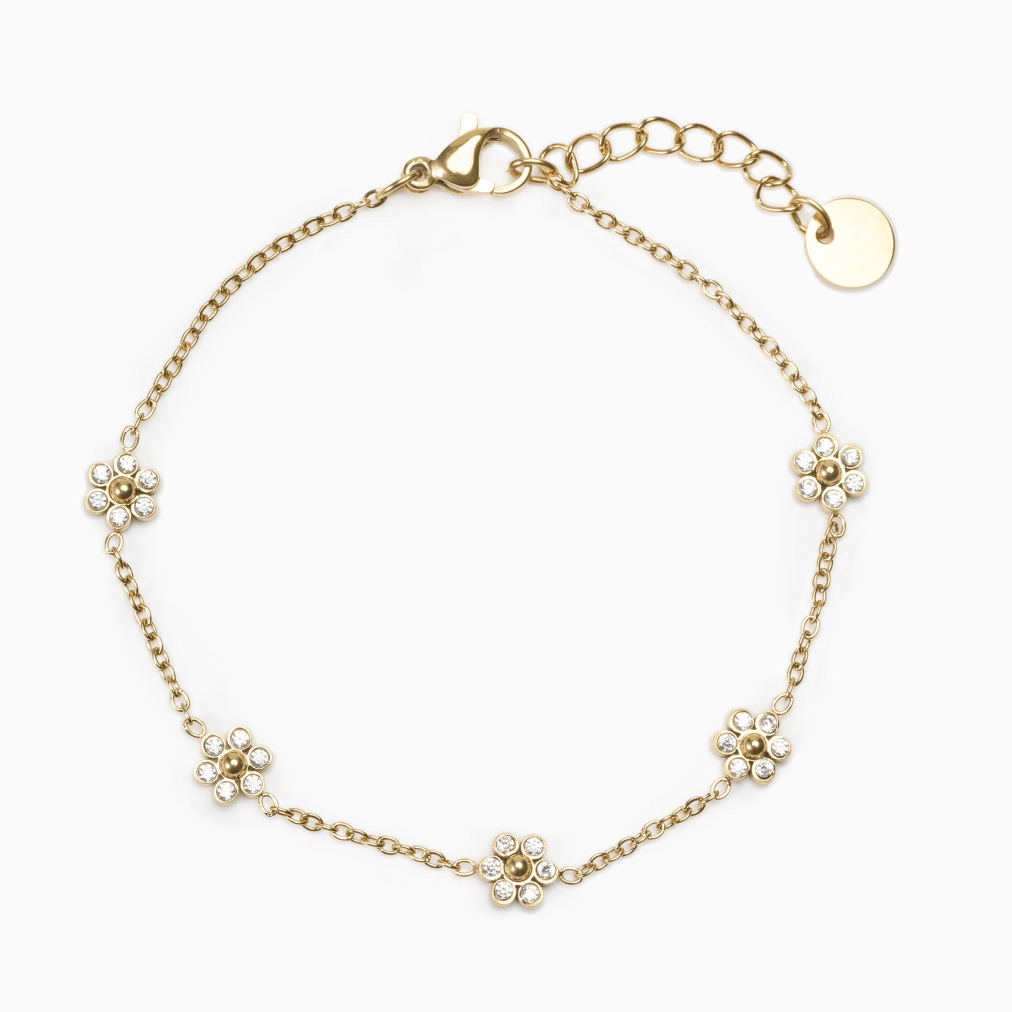 Cross Pearl Earrings + Cutie Bracelet Boxed Gift Set (Gold) best gold plated tarnish and water resistant piece by Irish Jewellery brand - Lynott Jewellery