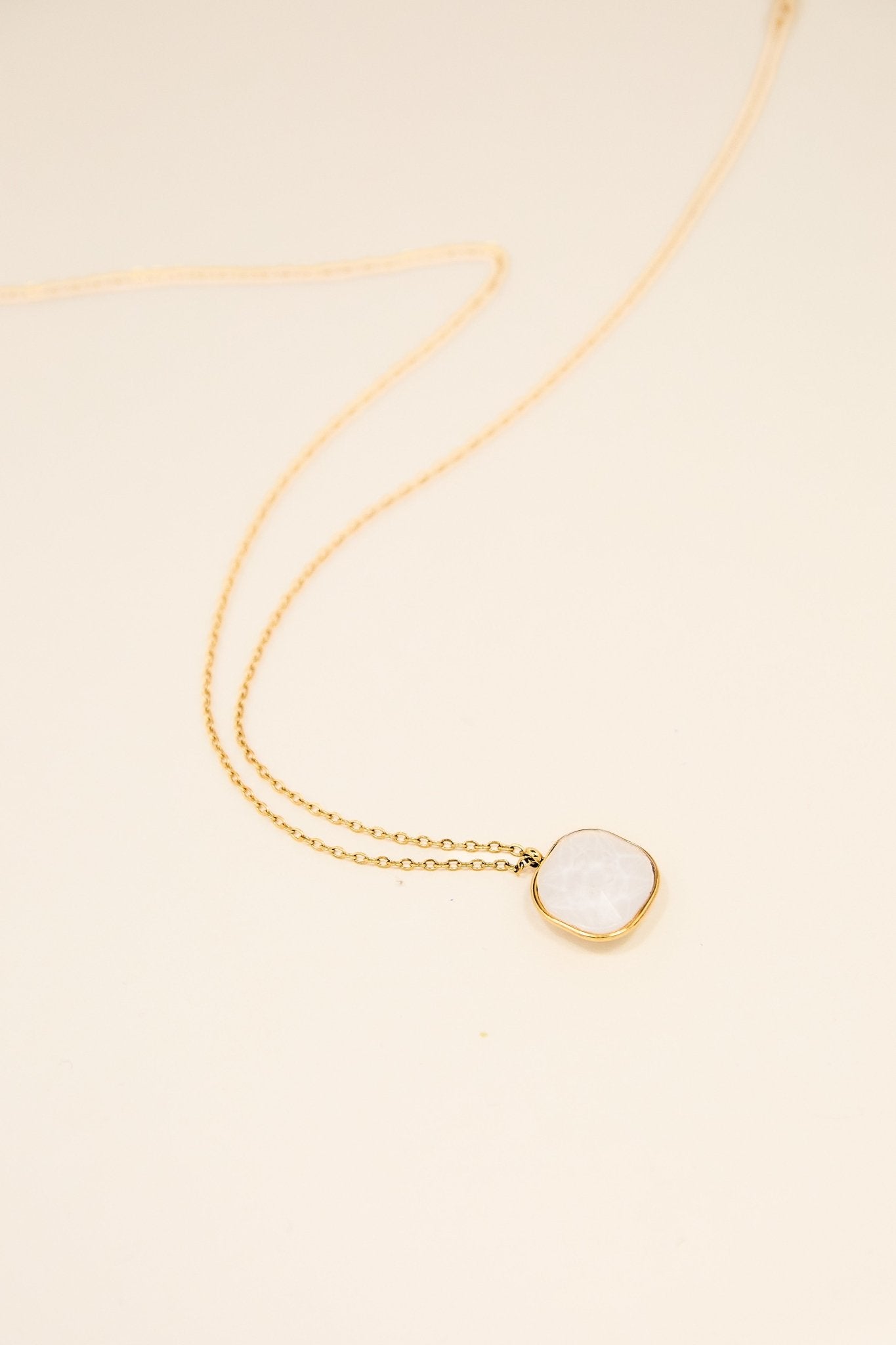 KATJA MIA OPALITE NECKLACE best gold plated tarnish and water resistant piece by Irish Jewellery brand - Lynott Jewellery