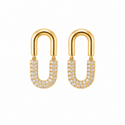 Modern Muse Earring Set best gold plated tarnish and water resistant piece by Irish Jewellery brand - Lynott Jewellery