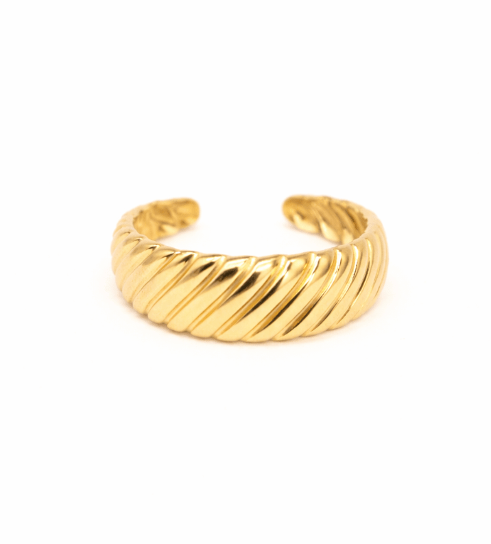 KATJA MIA MODERN GIRL RING best gold plated tarnish and water resistant piece by Irish Jewellery brand - Lynott Jewellery
