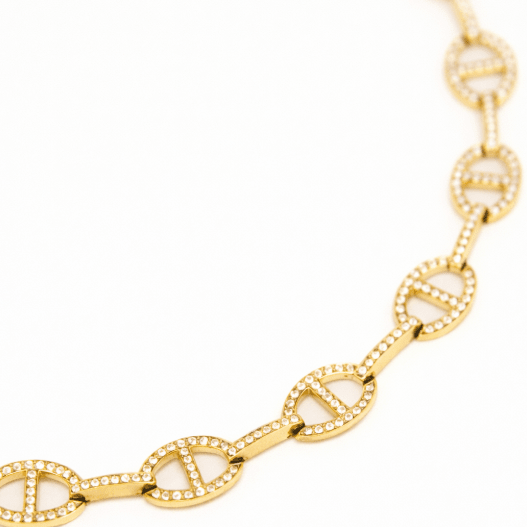 KATJA MIA NECKLACE best gold plated tarnish and water resistant piece by Irish Jewellery brand - Lynott Jewellery