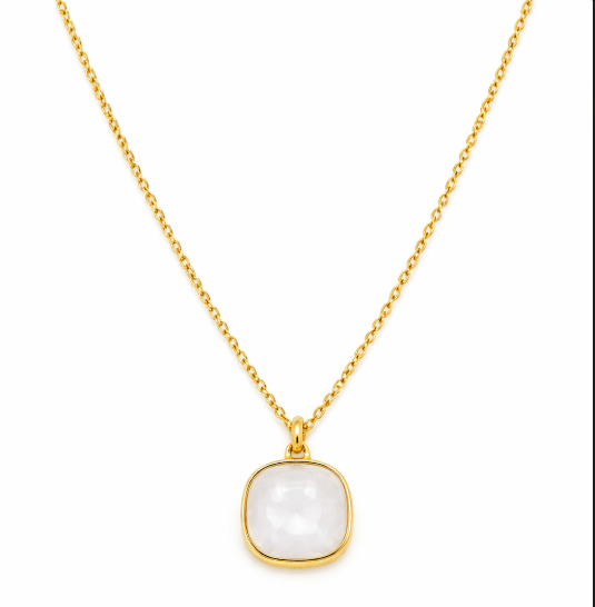 KATJIA MIA OPALITE NECKLACE best gold plated tarnish and water resistant piece by Irish Jewellery brand - Lynott Jewellery