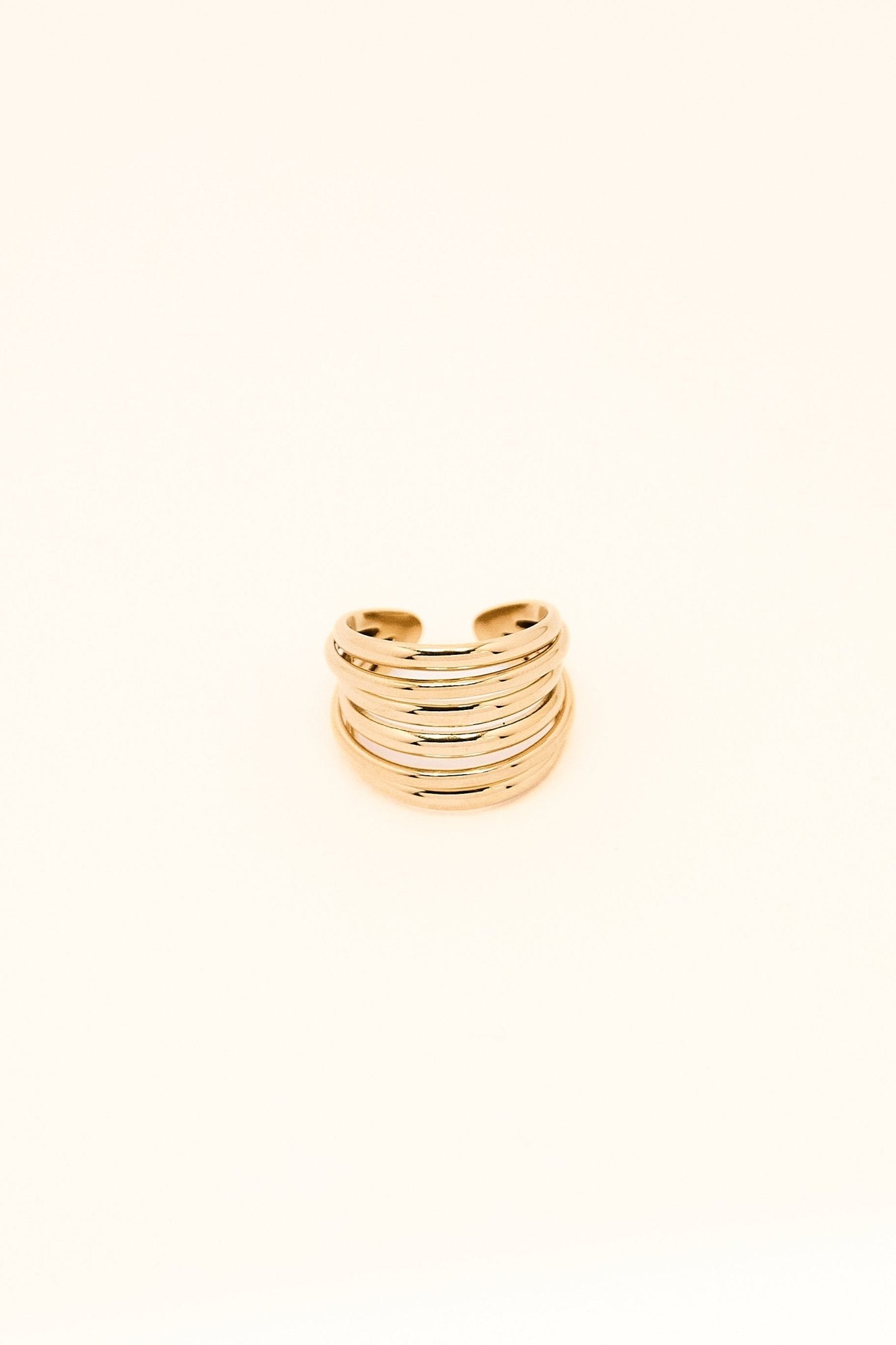 KATJA MIA MUSE RING best gold plated tarnish and water resistant piece by Irish Jewellery brand - Lynott Jewellery