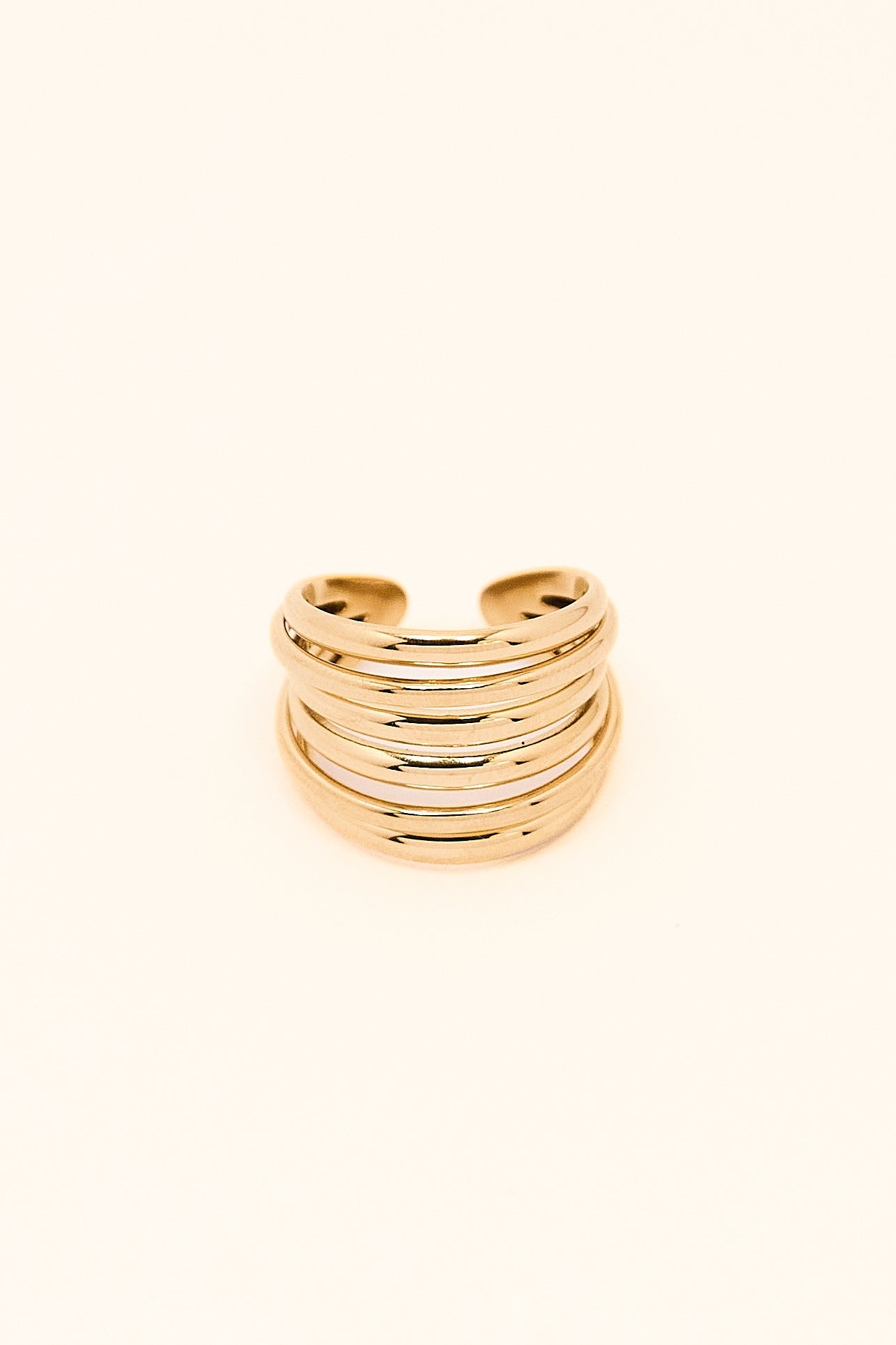 KATJA MIA MUSE RING best gold plated tarnish and water resistant piece by Irish Jewellery brand - Lynott Jewellery
