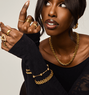 KATJIA MIA JASMINE NECKLACE best gold plated tarnish and water resistant piece by Irish Jewellery brand - Lynott Jewellery