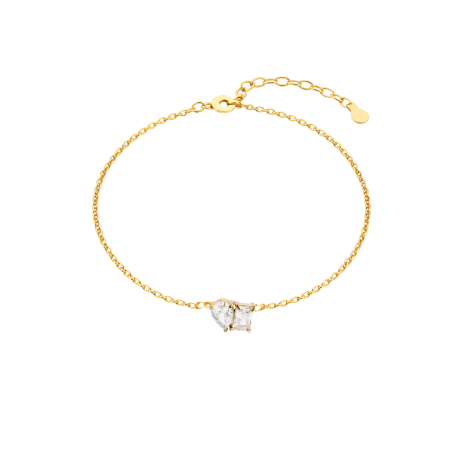 MOI ET TOI BRACELET best gold plated tarnish and water resistant piece by Irish Jewellery brand - Lynott Jewellery