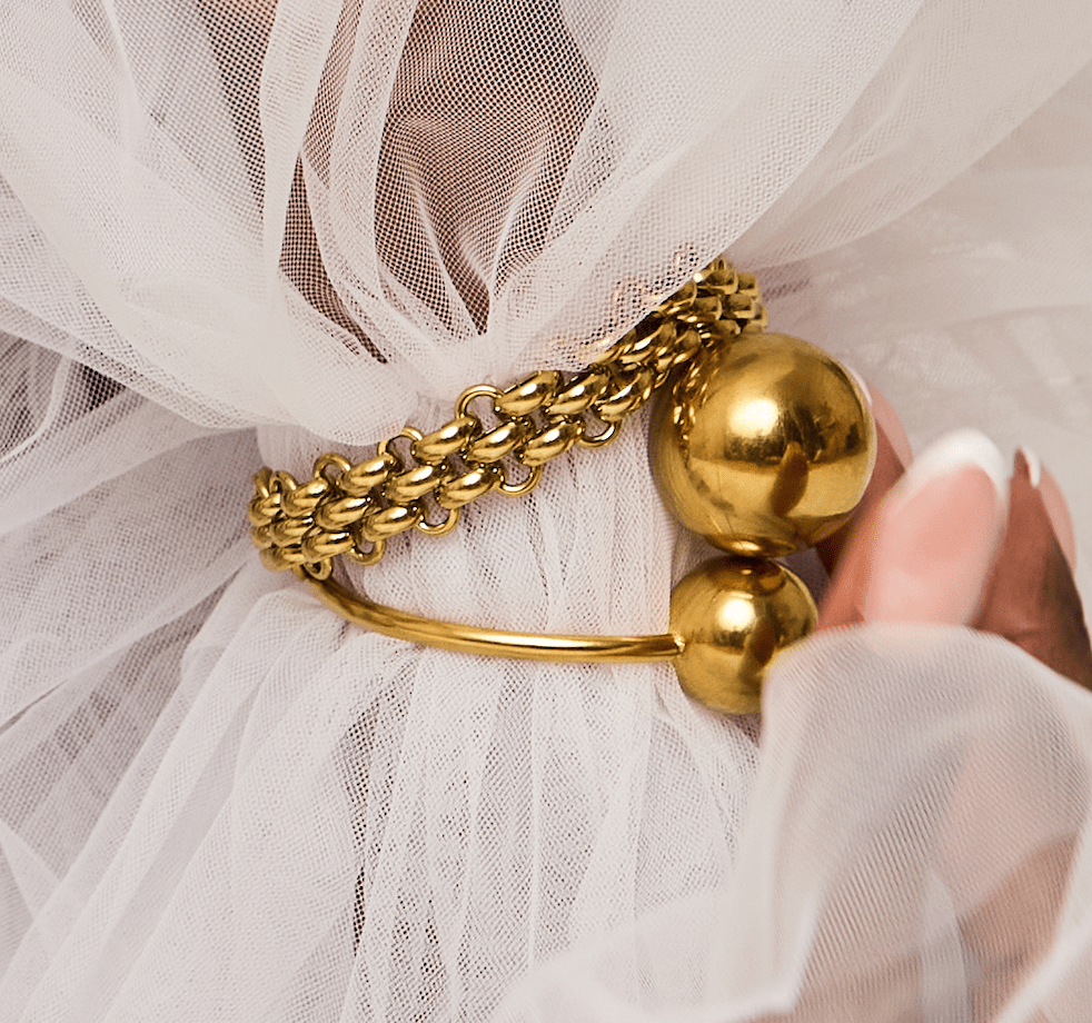 KATJA MIA JASMINE BRACELET best gold plated tarnish and water resistant piece by Irish Jewellery brand - Lynott Jewellery